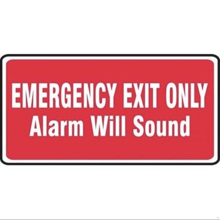 Accuform Exit Sign, Aluma-Lite, 14 in W, 7 in H MEXT512XL